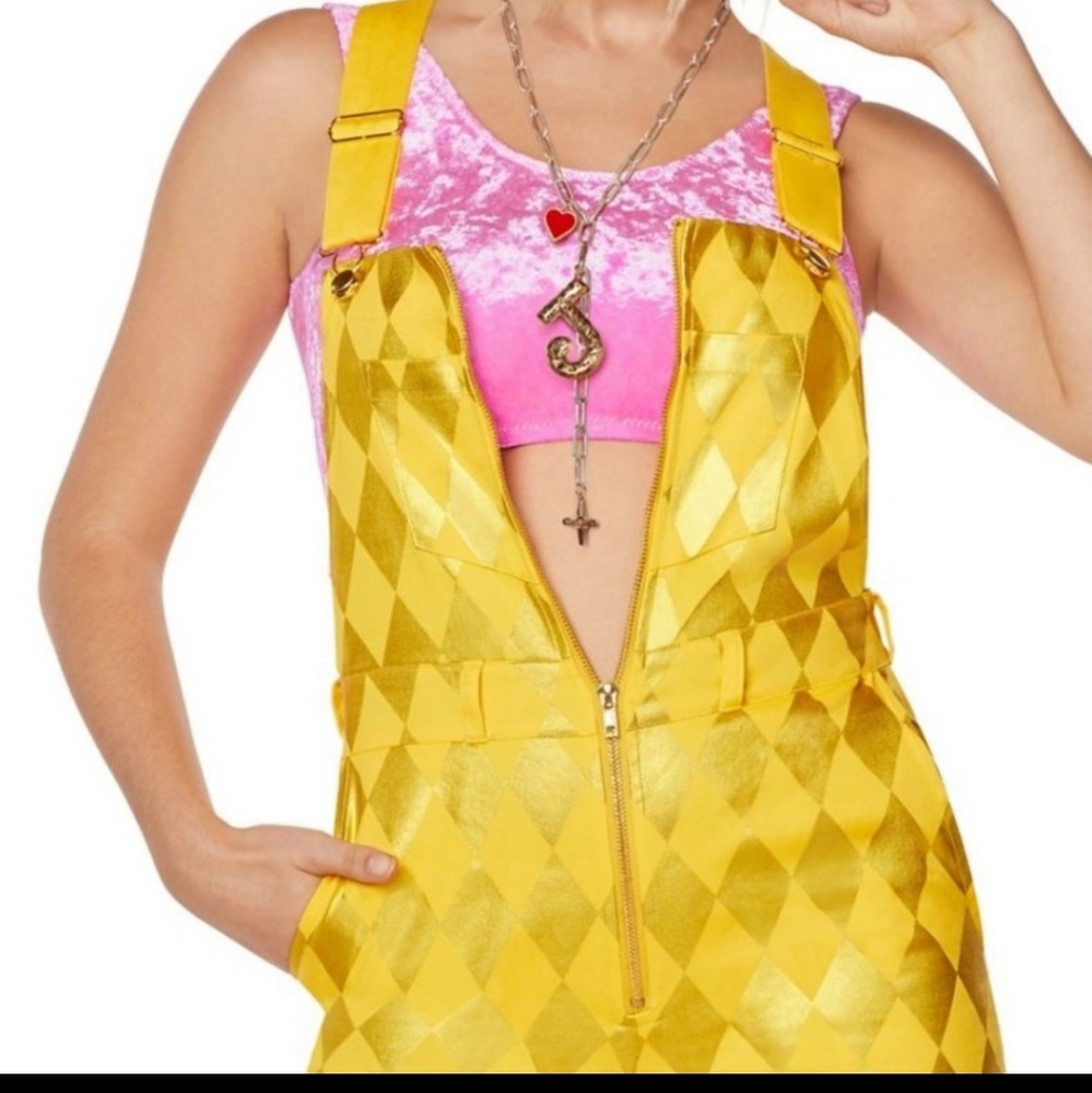 Yellow overalls. Birds of prey size m cosume